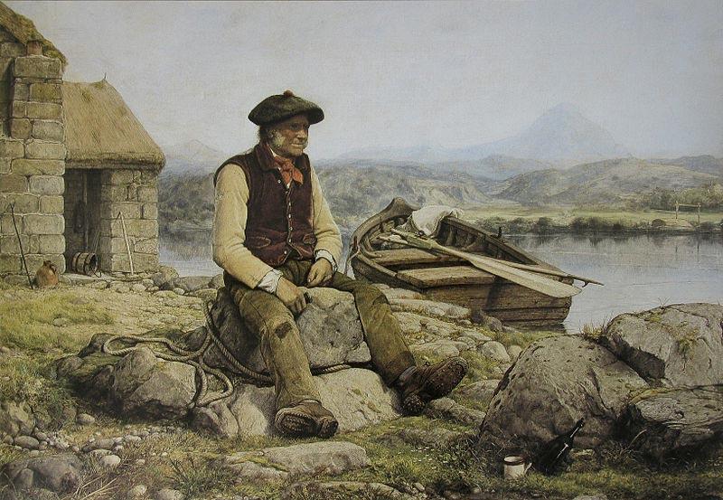 William Dyce The Highland Ferryman oil painting picture